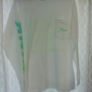 Vs pink long sleeve shirt